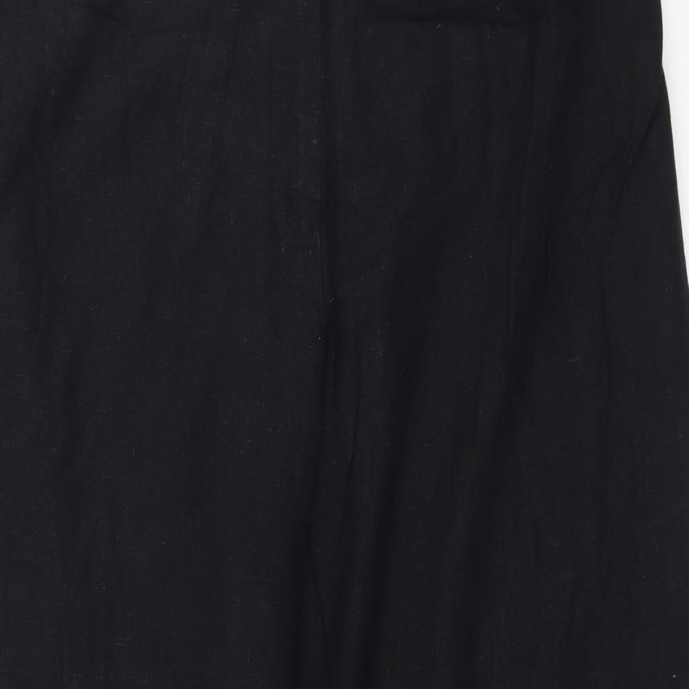 Marks and Spencer Womens Black   Trousers  Size 14 L27 in