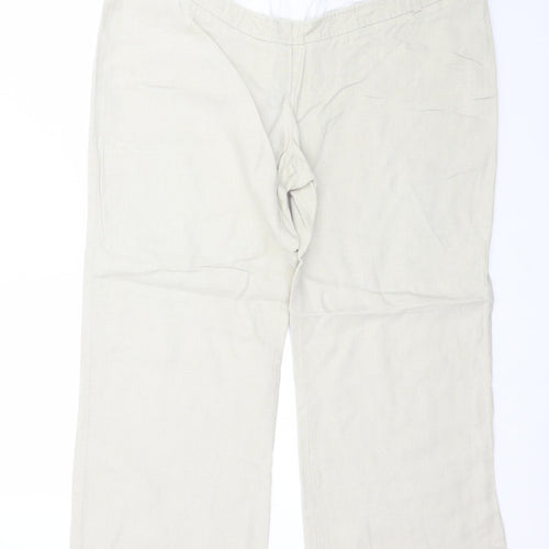 Moda Womens Beige   Trousers  Size 12 L29 in