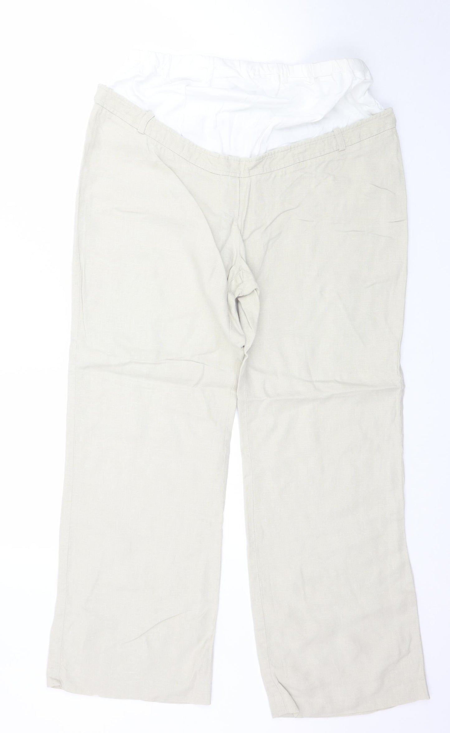 Moda Womens Beige   Trousers  Size 12 L29 in