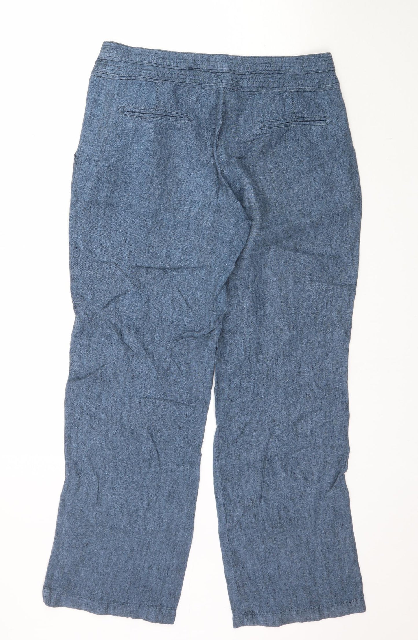 Debenhams Womens Blue   Trousers  Size 8 L29 in