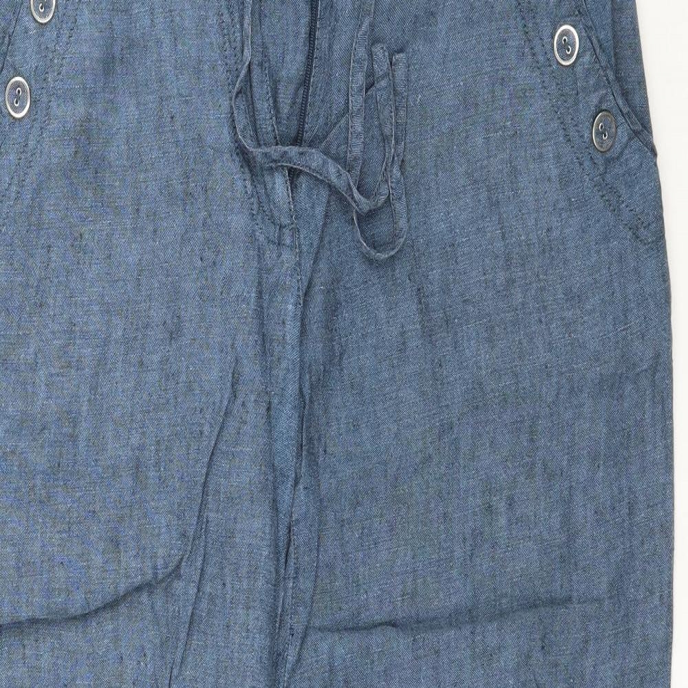 Debenhams Womens Blue   Trousers  Size 8 L29 in