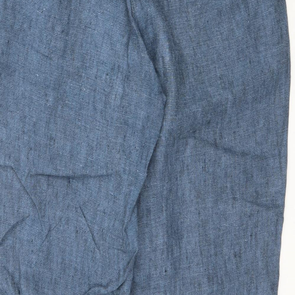 Debenhams Womens Blue   Trousers  Size 8 L29 in