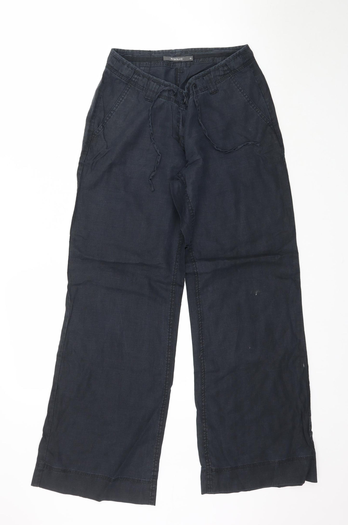 River Island Womens Blue   Trousers  Size 10 L30 in