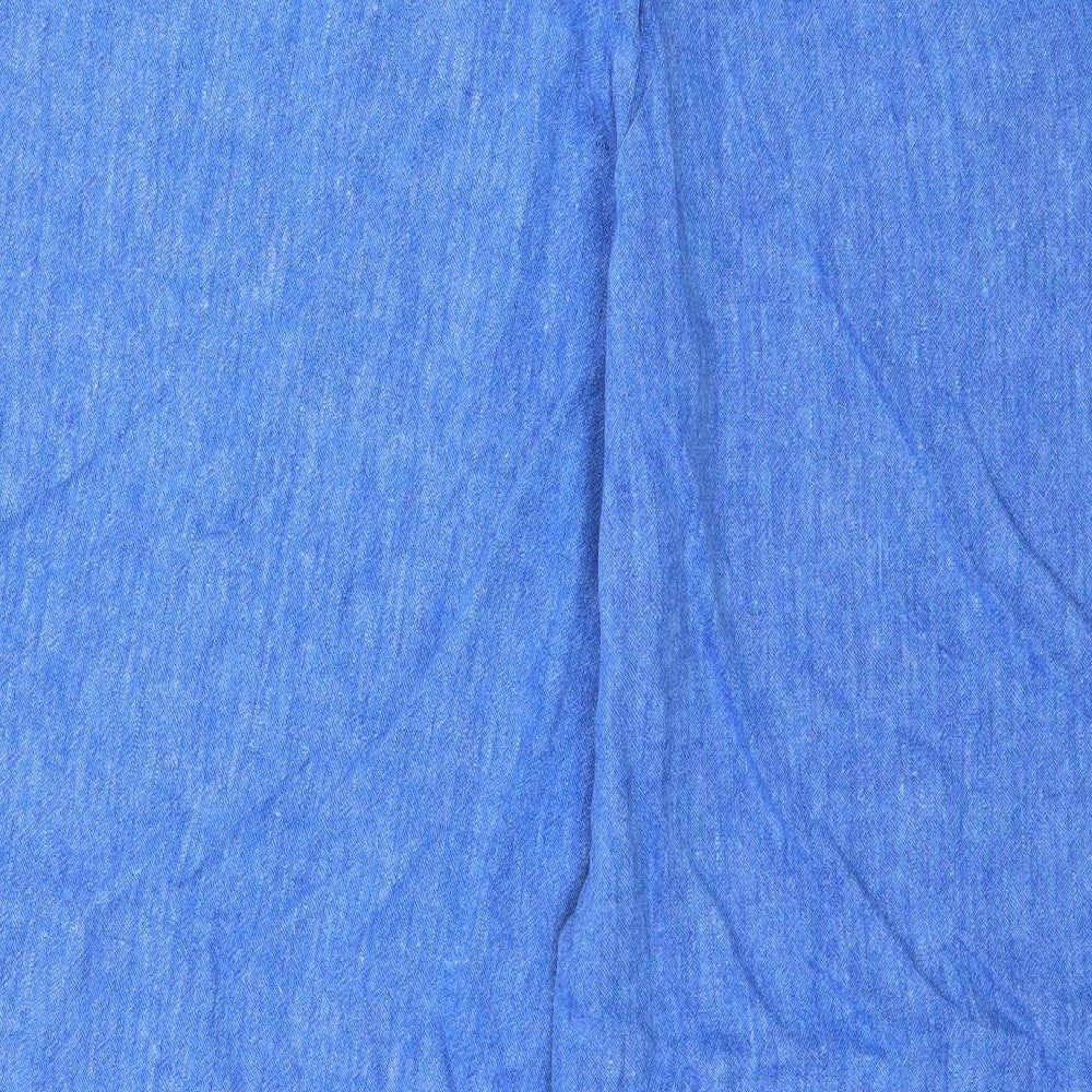 M&Co Womens Blue   Trousers  Size 12 L28 in