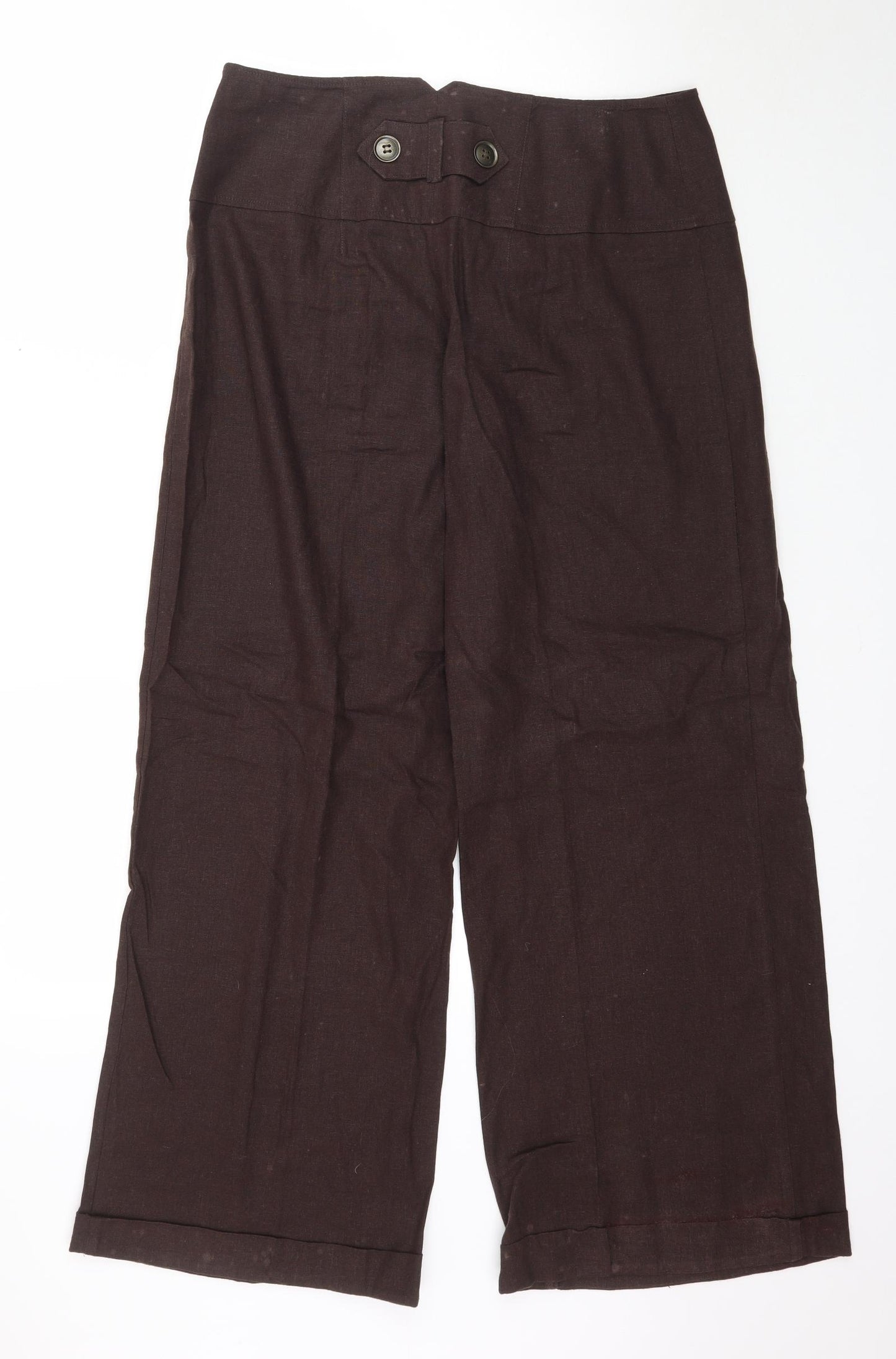 George Womens Brown   Trousers  Size 12 L29 in