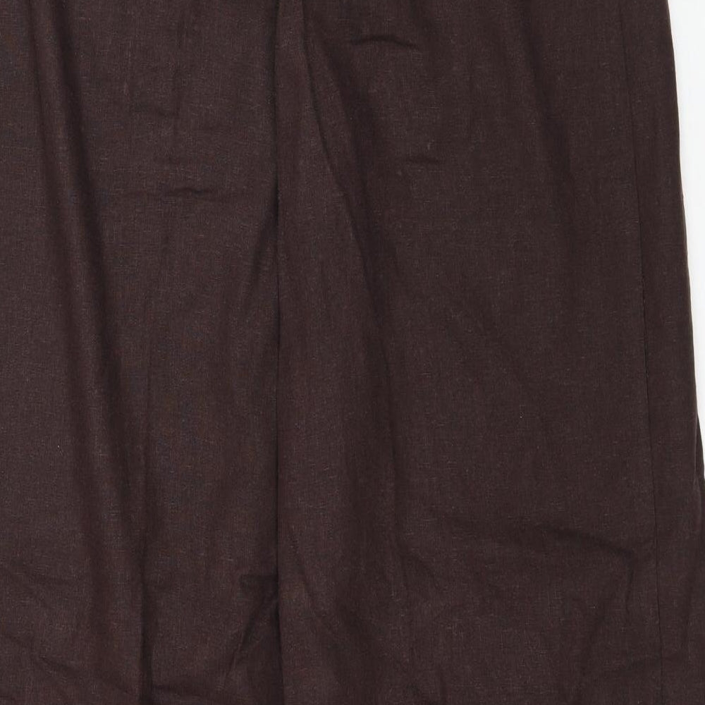 George Womens Brown   Trousers  Size 12 L29 in