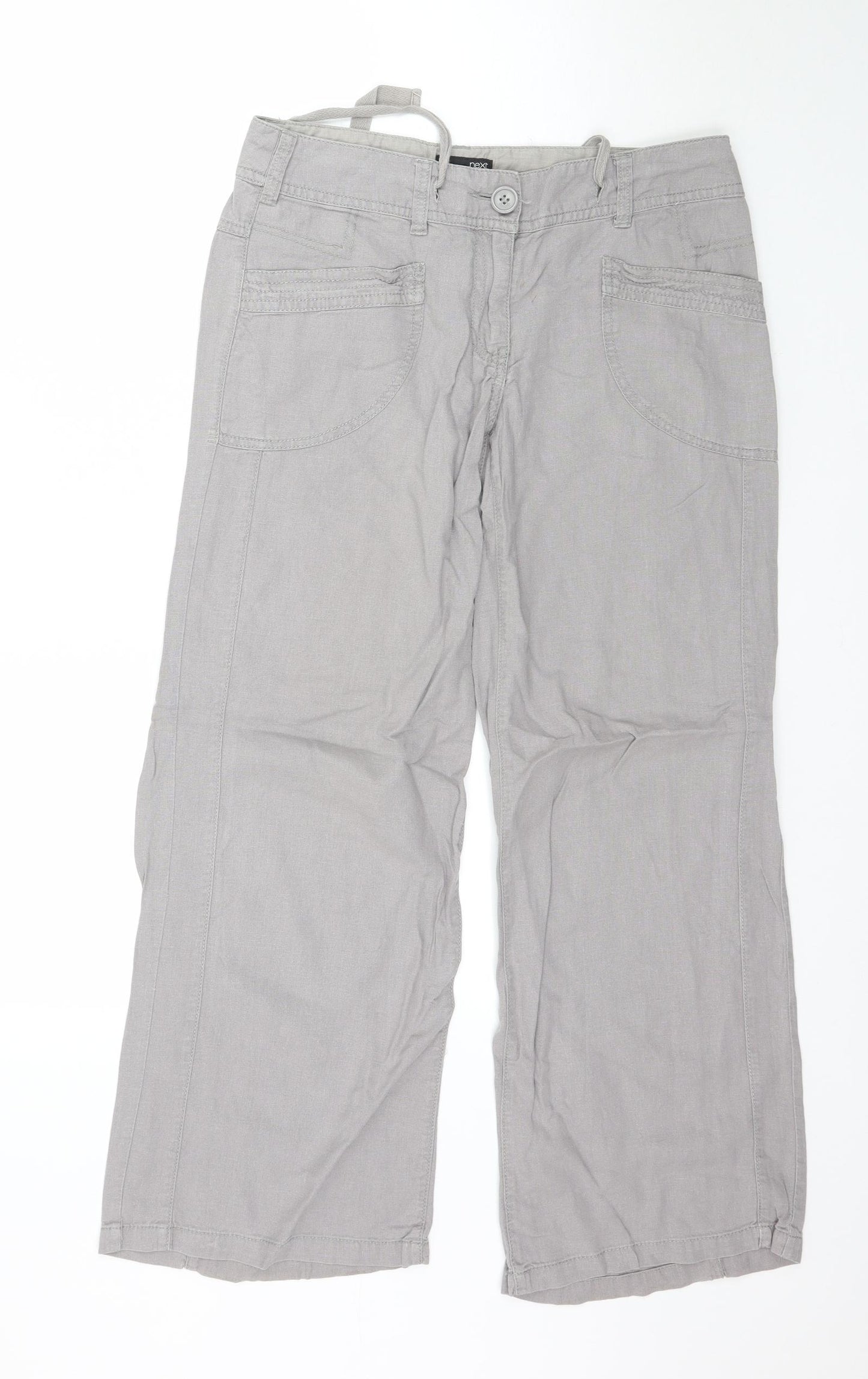 NEXT Womens Grey   Trousers  Size 10 L28 in