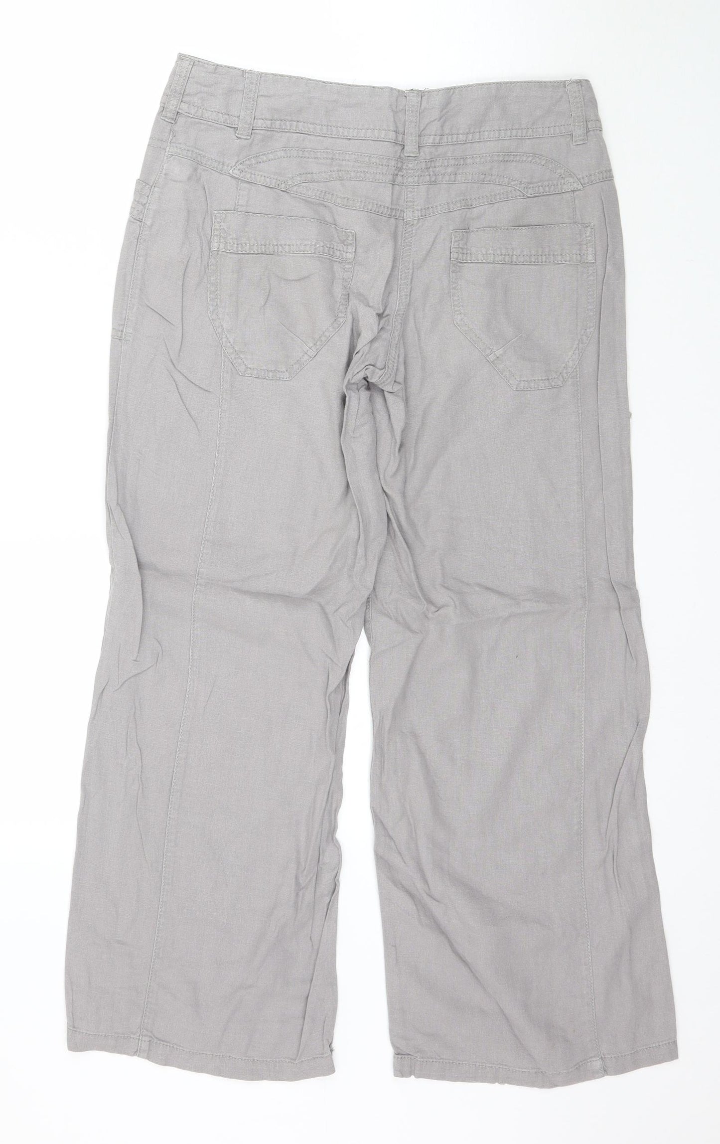 NEXT Womens Grey   Trousers  Size 10 L28 in