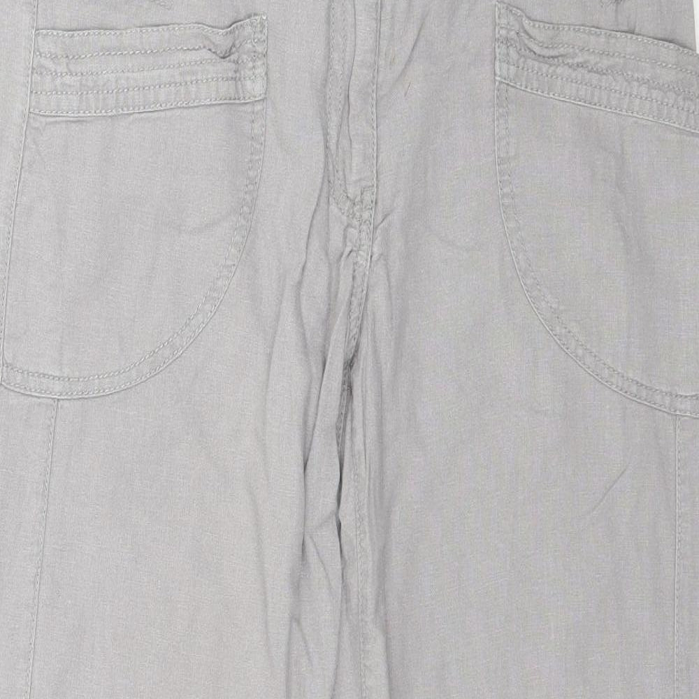NEXT Womens Grey   Trousers  Size 10 L28 in