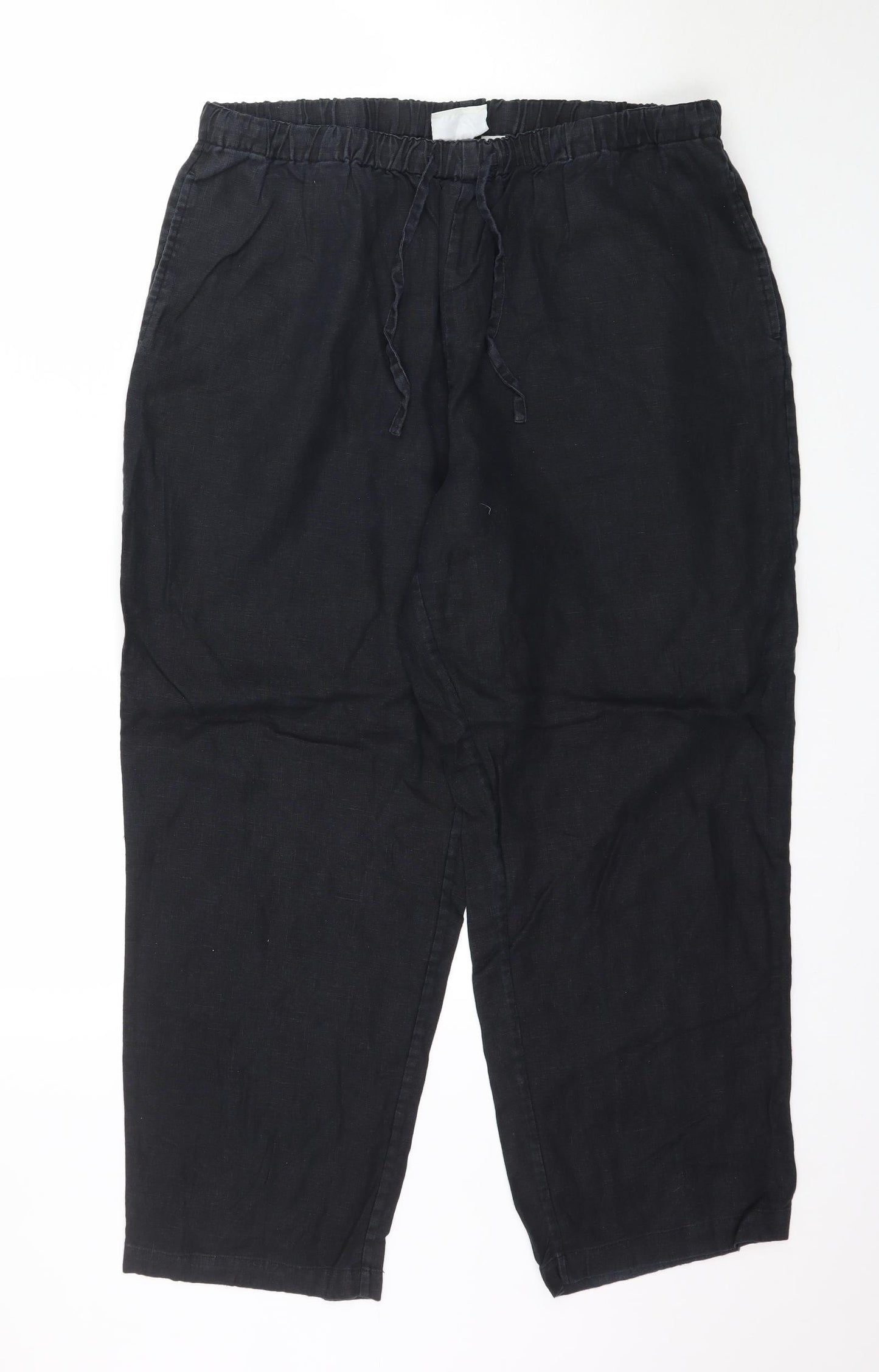 Orvis Womens Black   Trousers  Size 18 L28 in