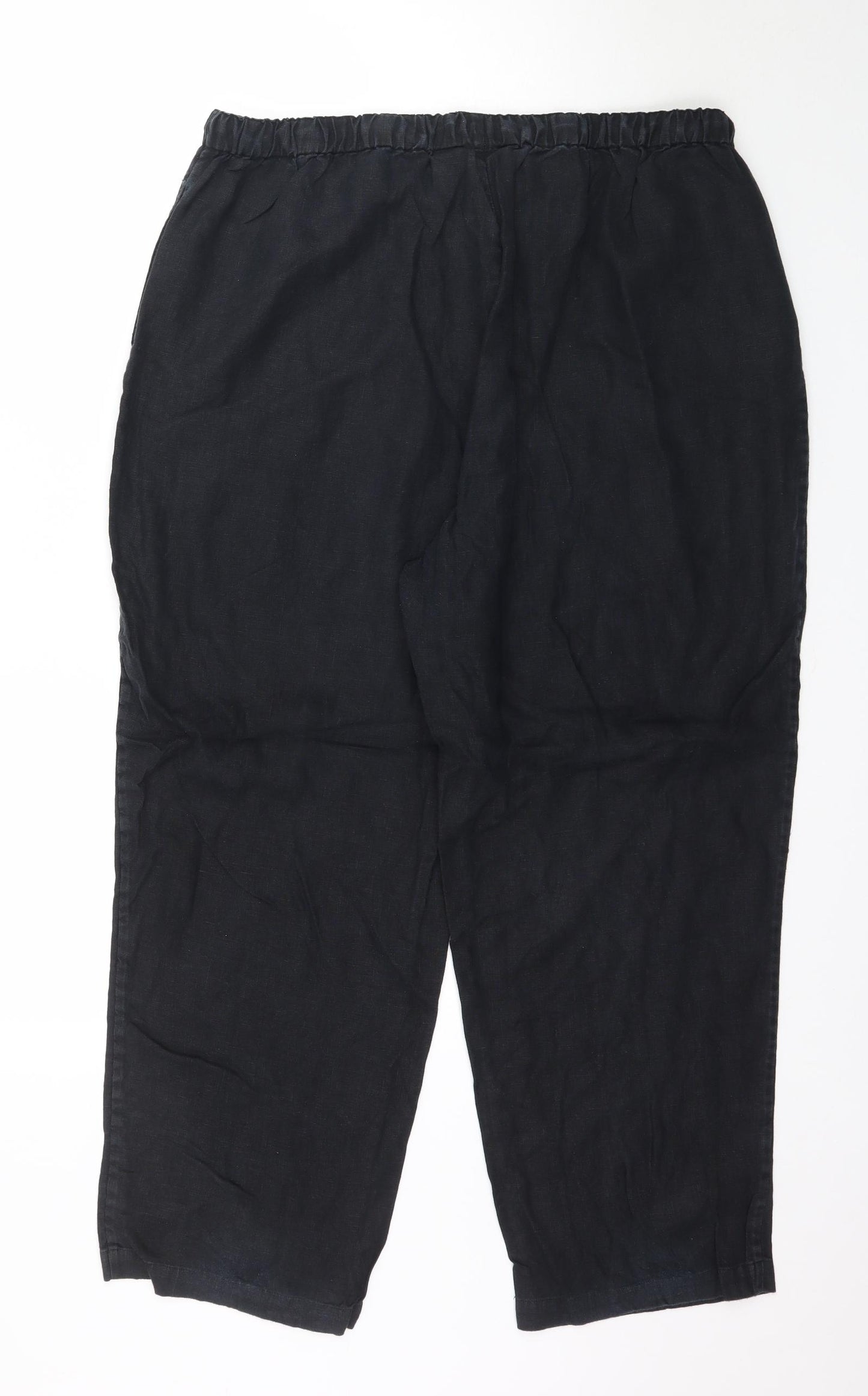 Orvis Womens Black   Trousers  Size 18 L28 in