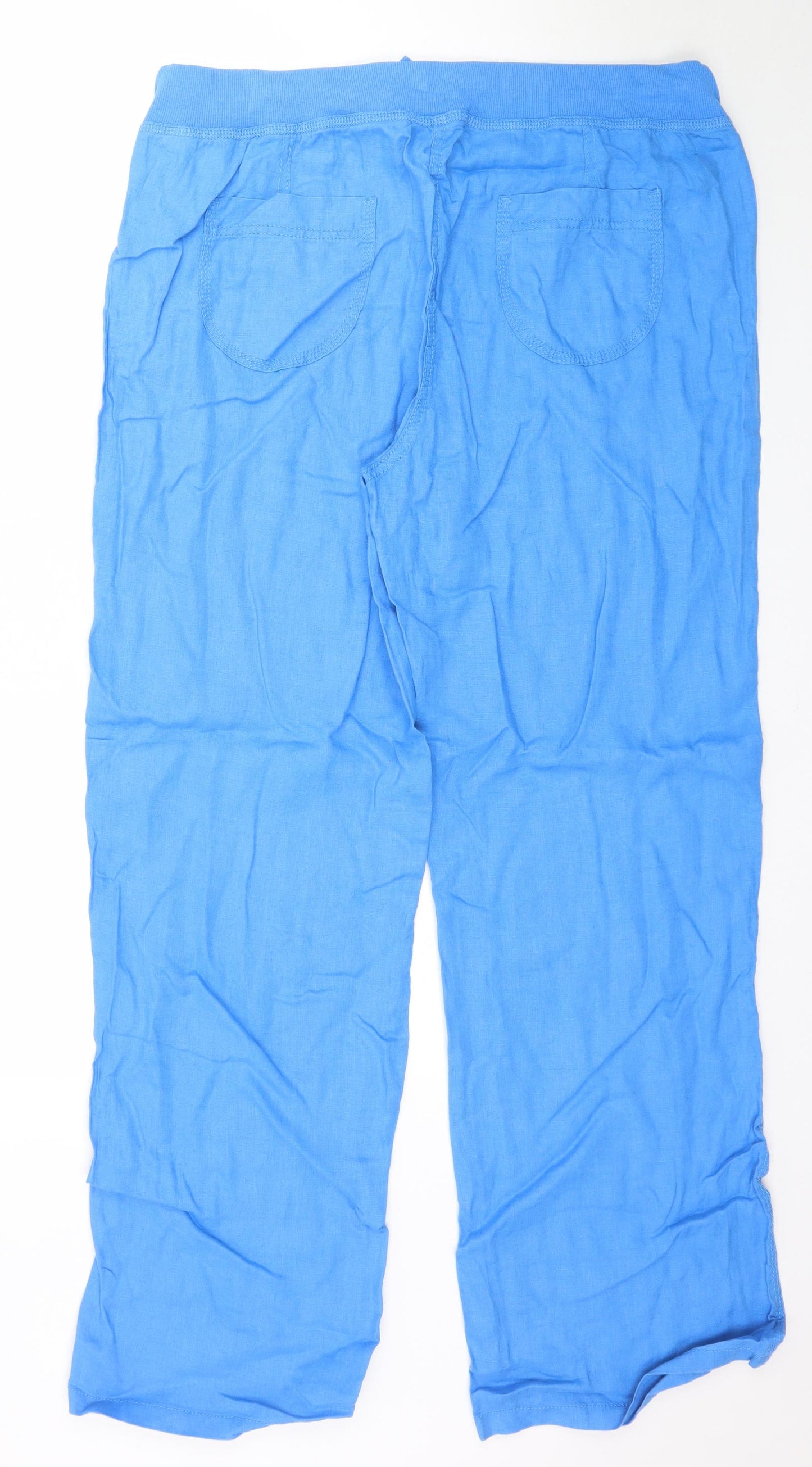 Marks and Spencer Womens Blue   Trousers  Size 16 L32 in