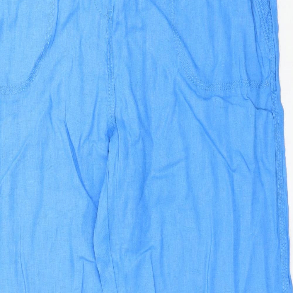 Marks and Spencer Womens Blue   Trousers  Size 16 L32 in