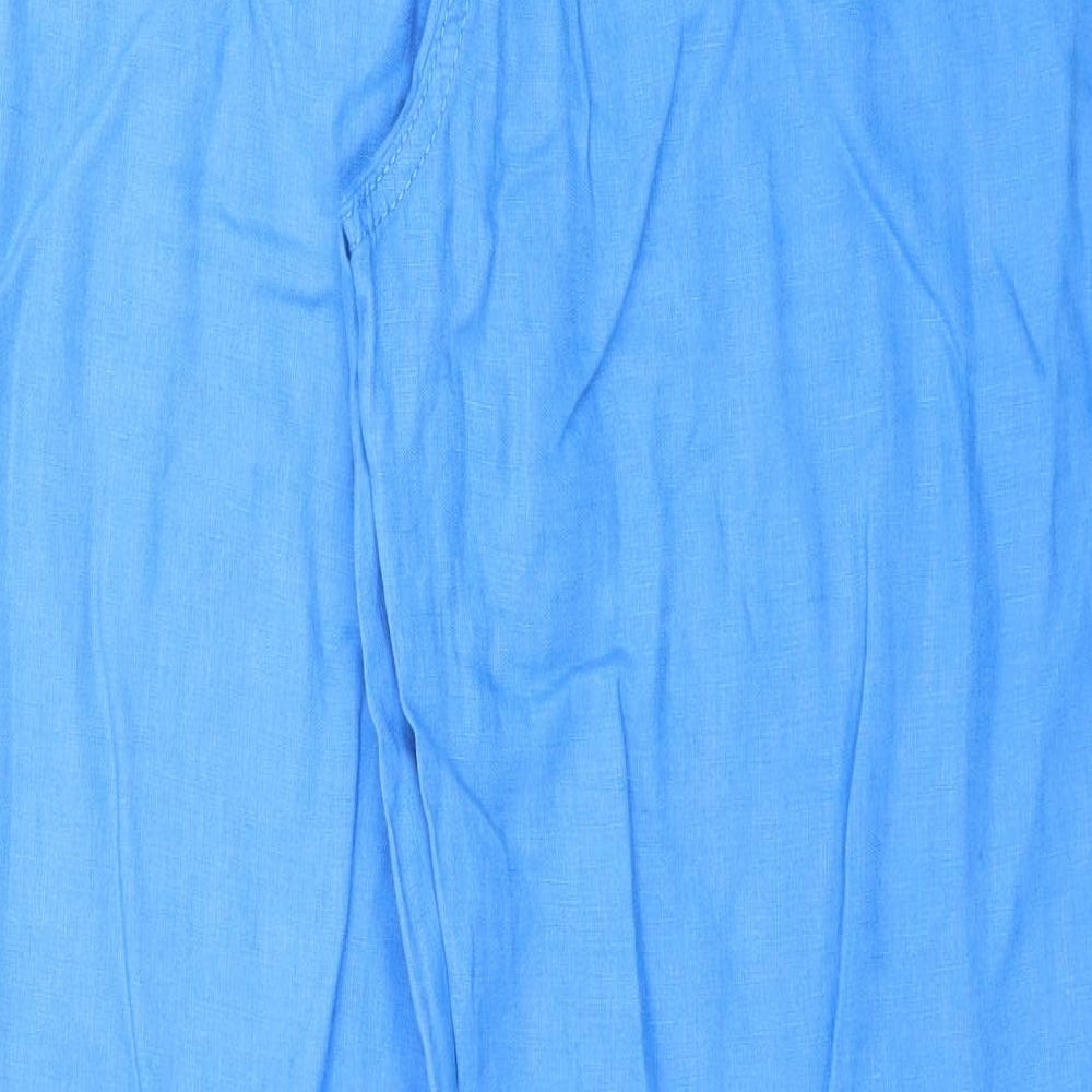 Marks and Spencer Womens Blue   Trousers  Size 16 L32 in
