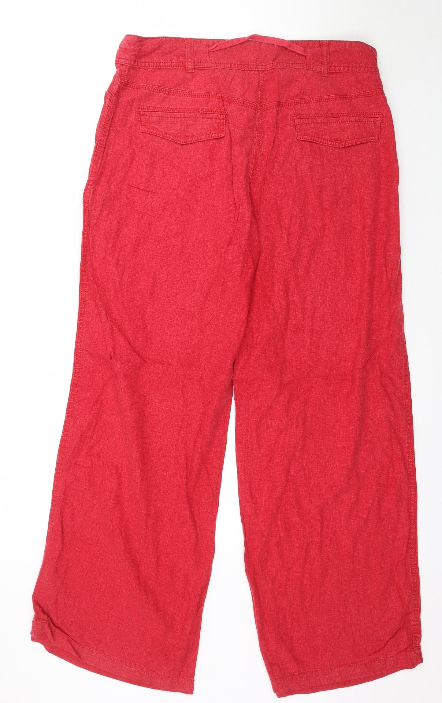 NEXT Womens Red   Trousers  Size L L32 in