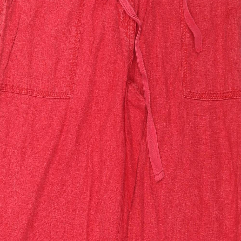 NEXT Womens Red   Trousers  Size L L32 in