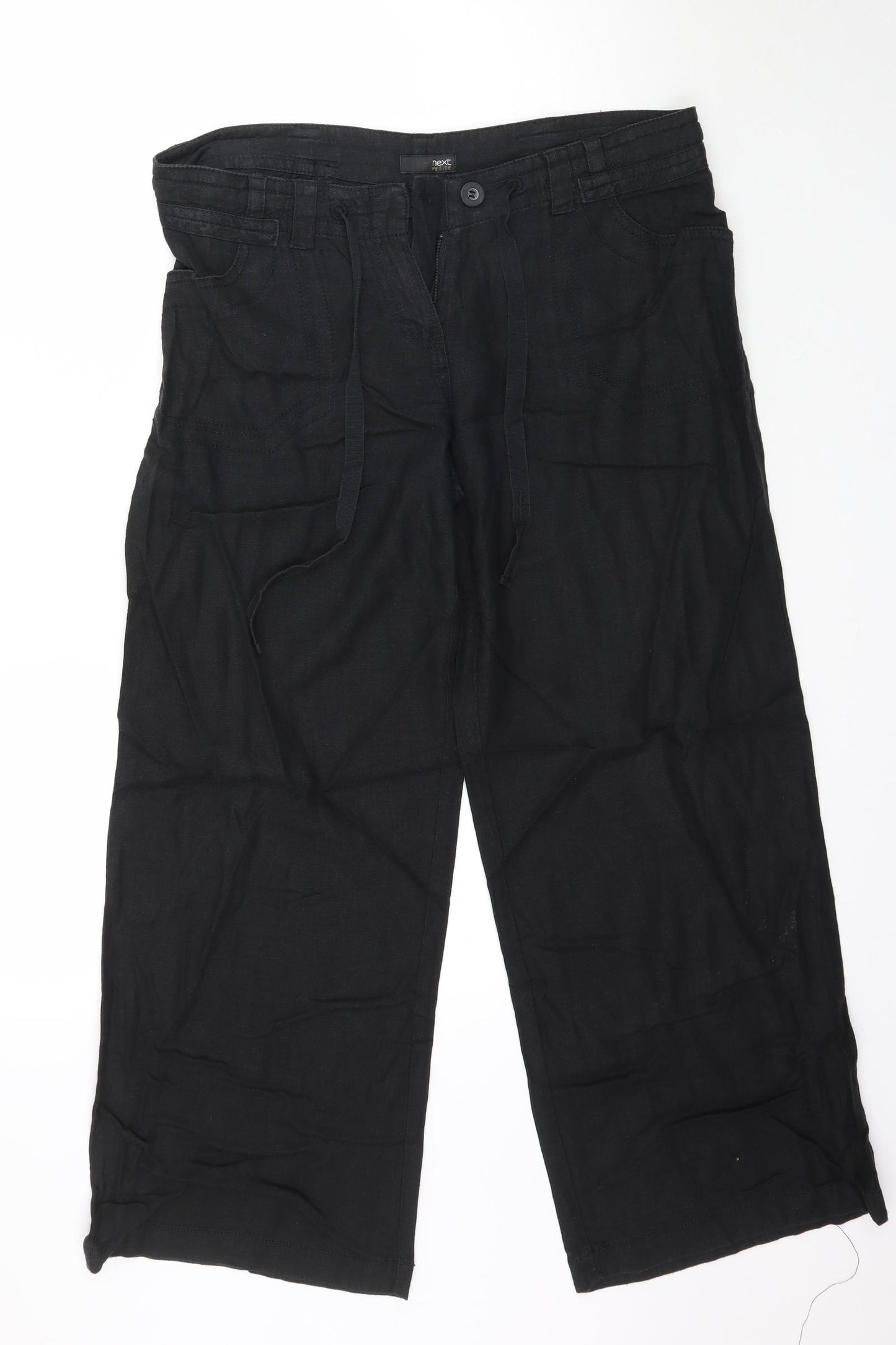 NEXT Womens Black   Trousers  Size 14 L29 in