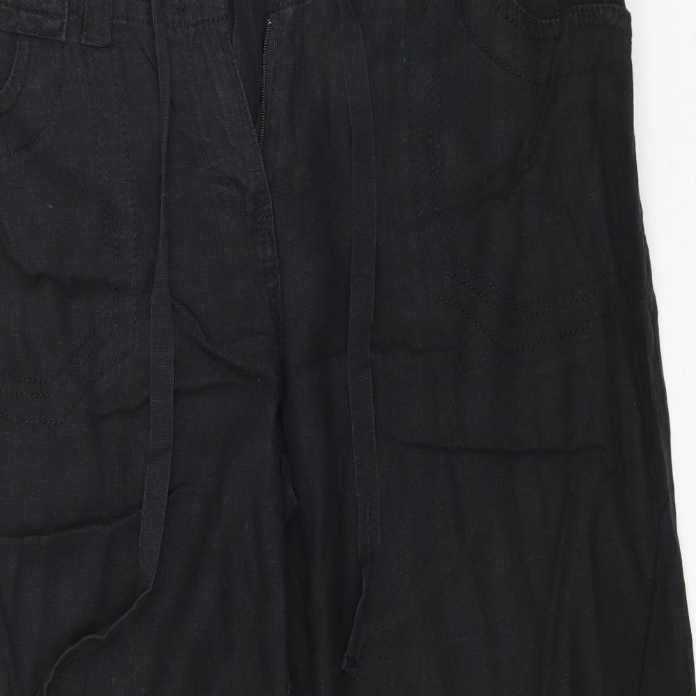 NEXT Womens Black   Trousers  Size 14 L29 in