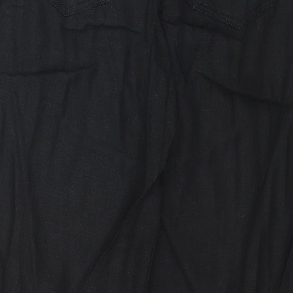 NEXT Womens Black   Trousers  Size 14 L29 in