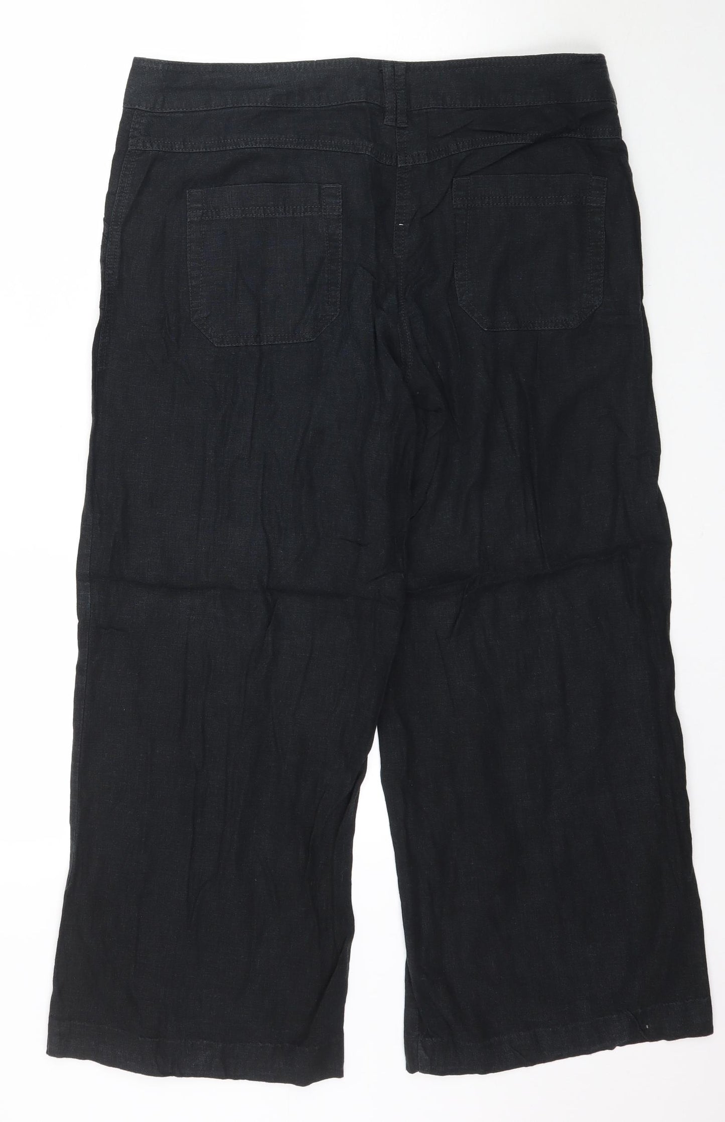 NEXT Womens Black   Trousers  Size L L28 in