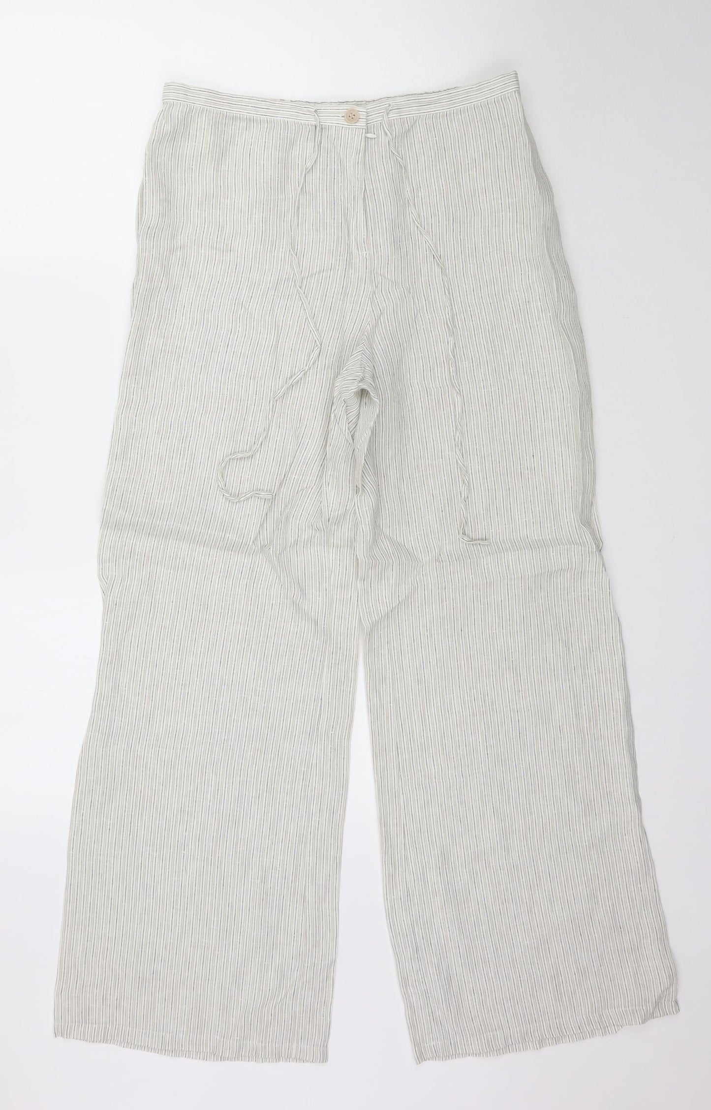 Per Una Womens Multicoloured Striped  Trousers  Size 12 L31 in