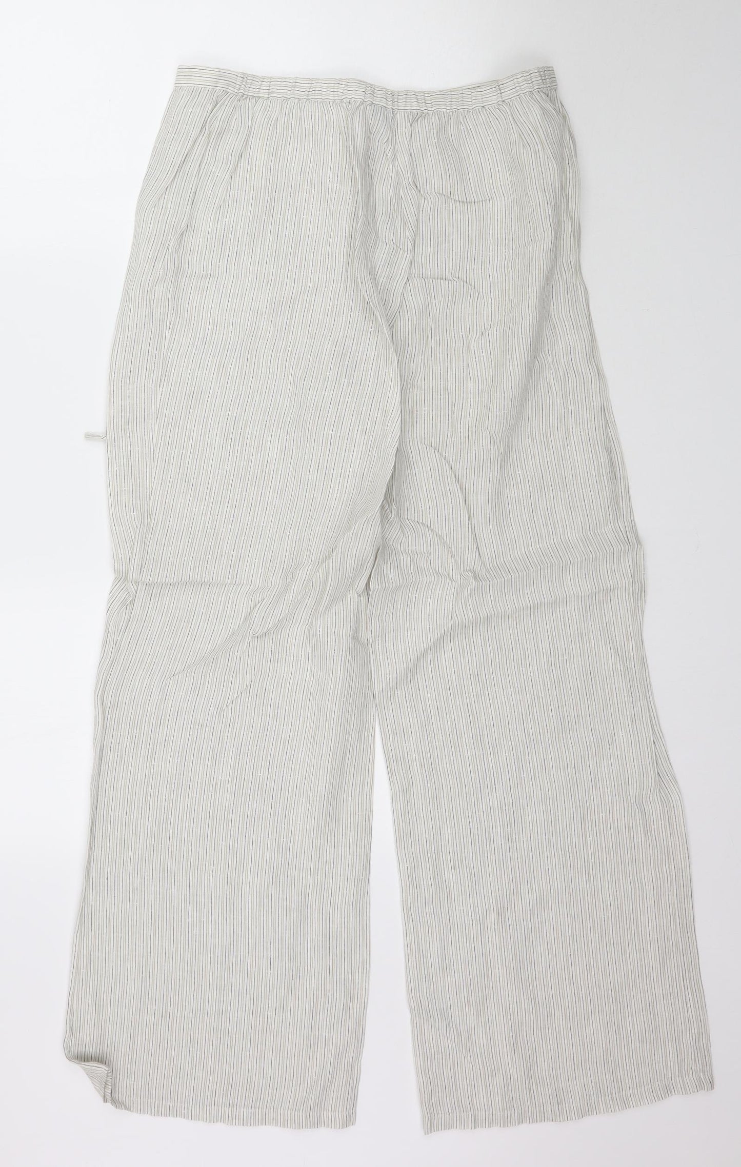 Per Una Womens Multicoloured Striped  Trousers  Size 12 L31 in
