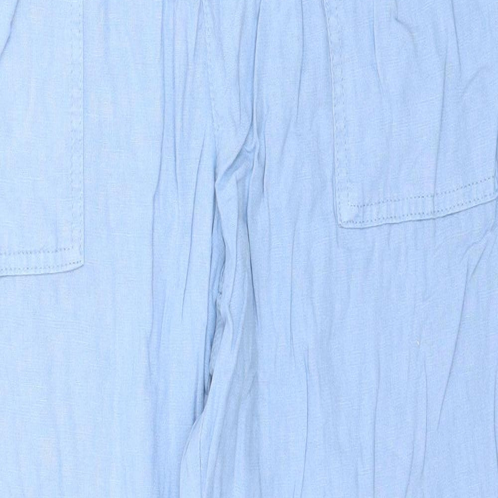 Marks and Spencer Womens Blue   Trousers  Size 14 L30 in