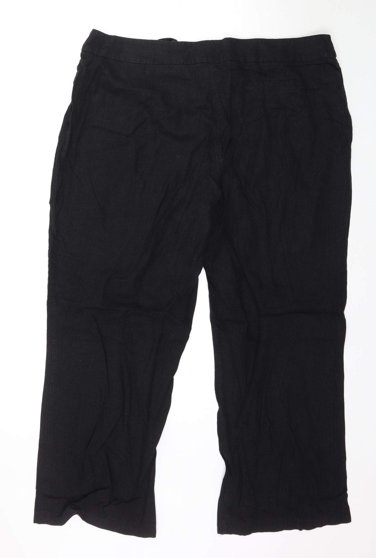 BHS Womens Black   Trousers  Size 20 L28 in