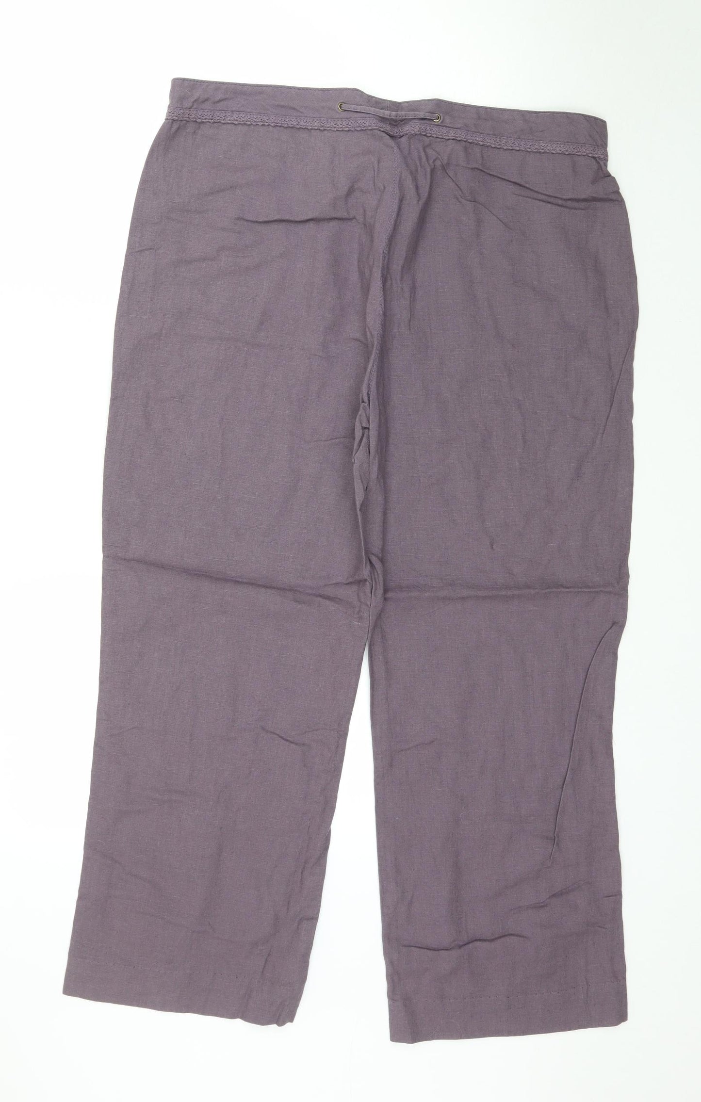 Hawkshead Womens Purple   Trousers  Size 16 L26 in