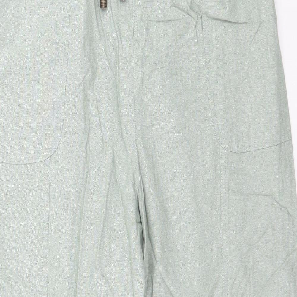 Isle Womens Green   Trousers  Size 16 L27 in