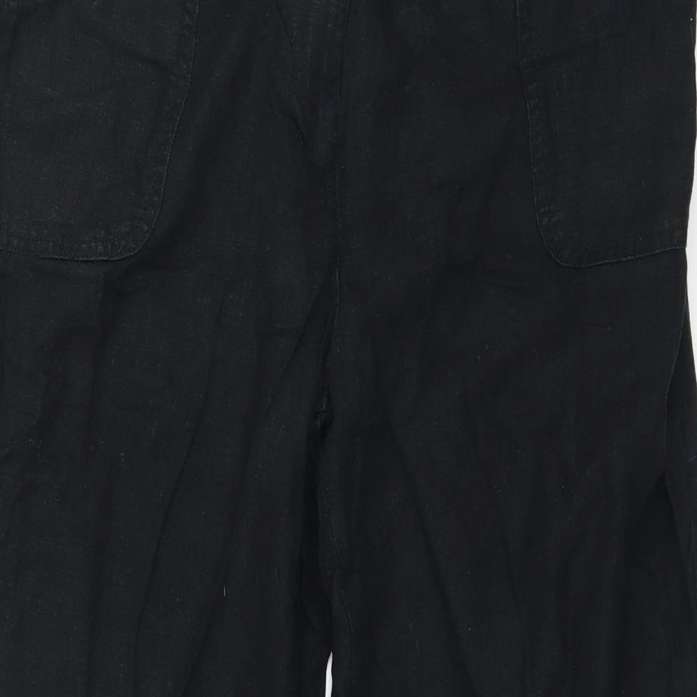 F&F Womens Black   Trousers  Size 16 L29 in