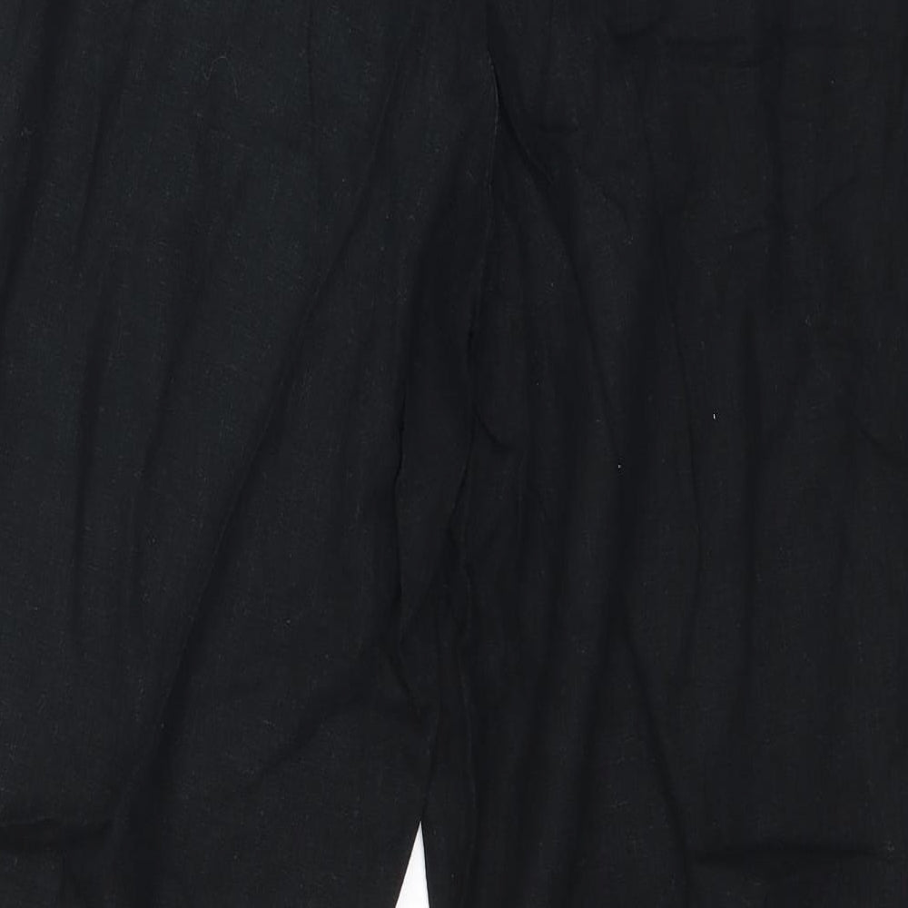 F&F Womens Black   Trousers  Size 16 L29 in