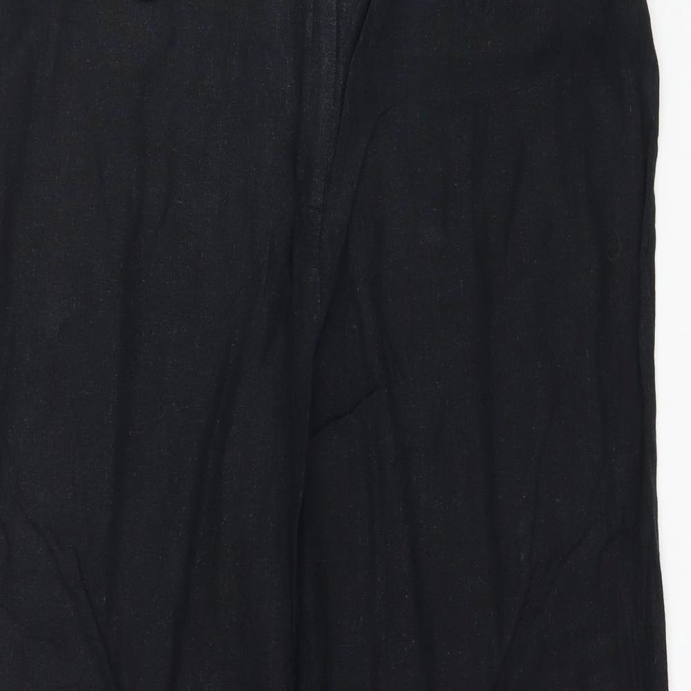 AMARANTO Womens Black   Trousers  Size 14 L29 in