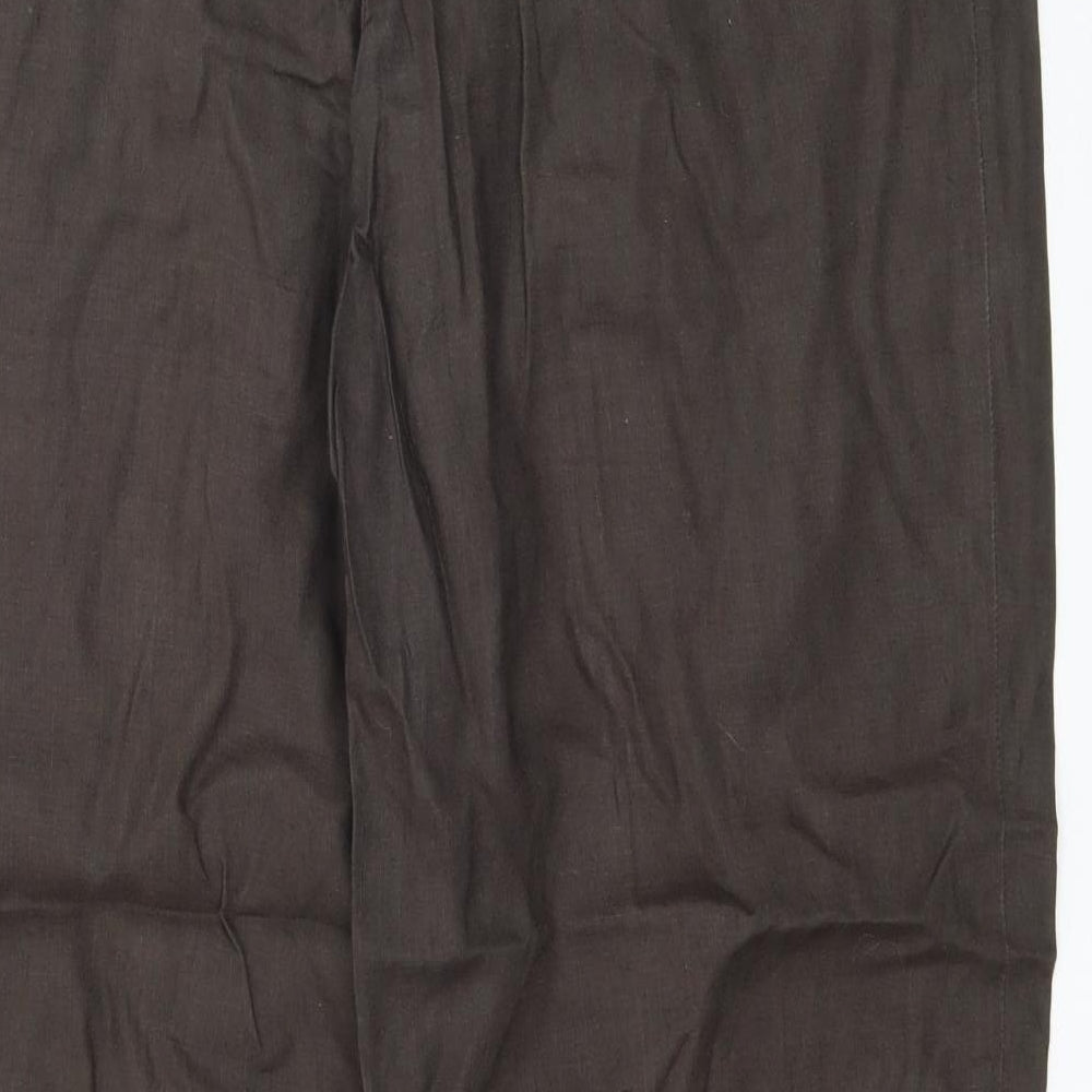 Marks and Spencer Womens Brown   Trousers  Size 14 L28 in