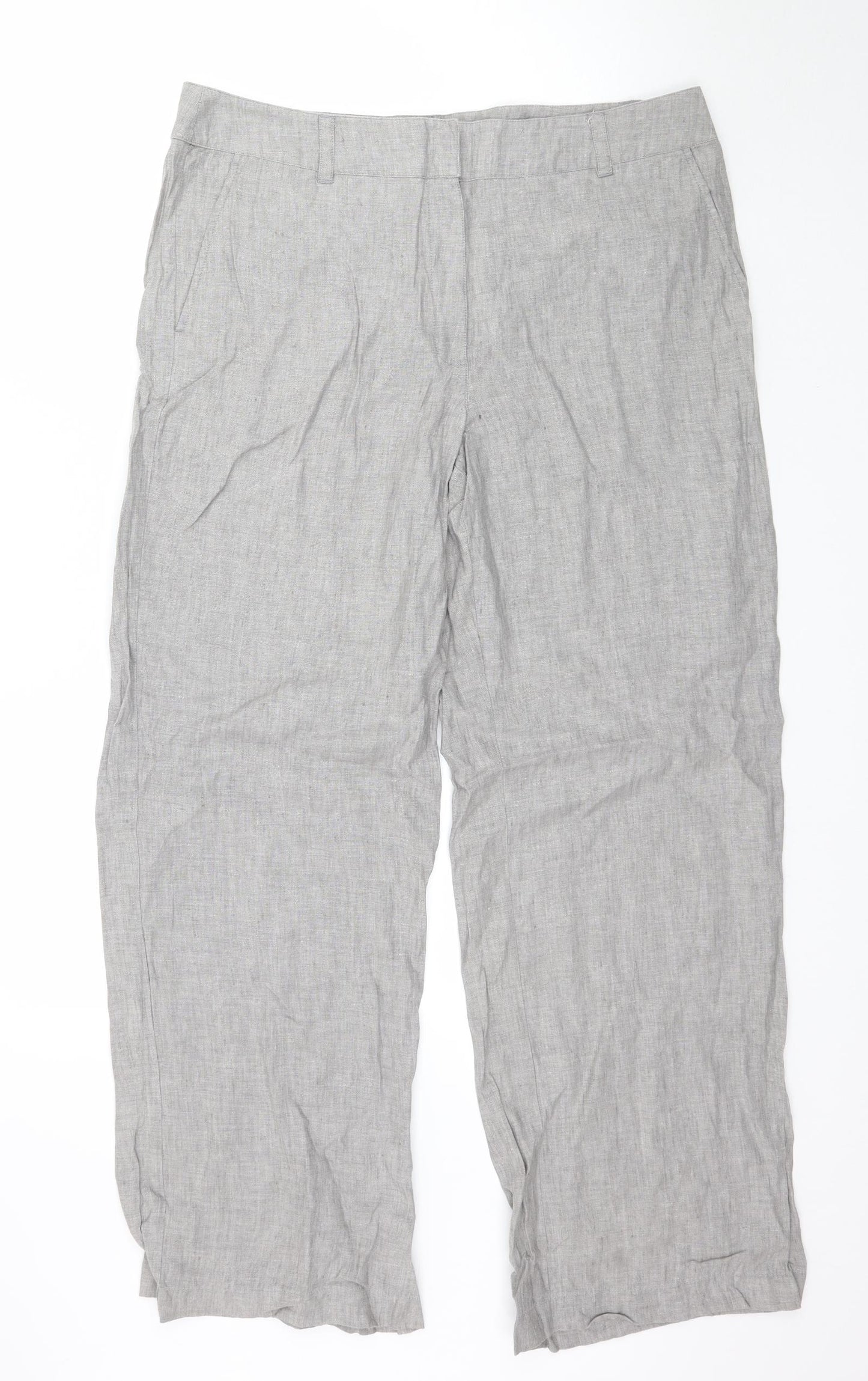 Olsen Womens Grey   Trousers  Size 18 L31 in