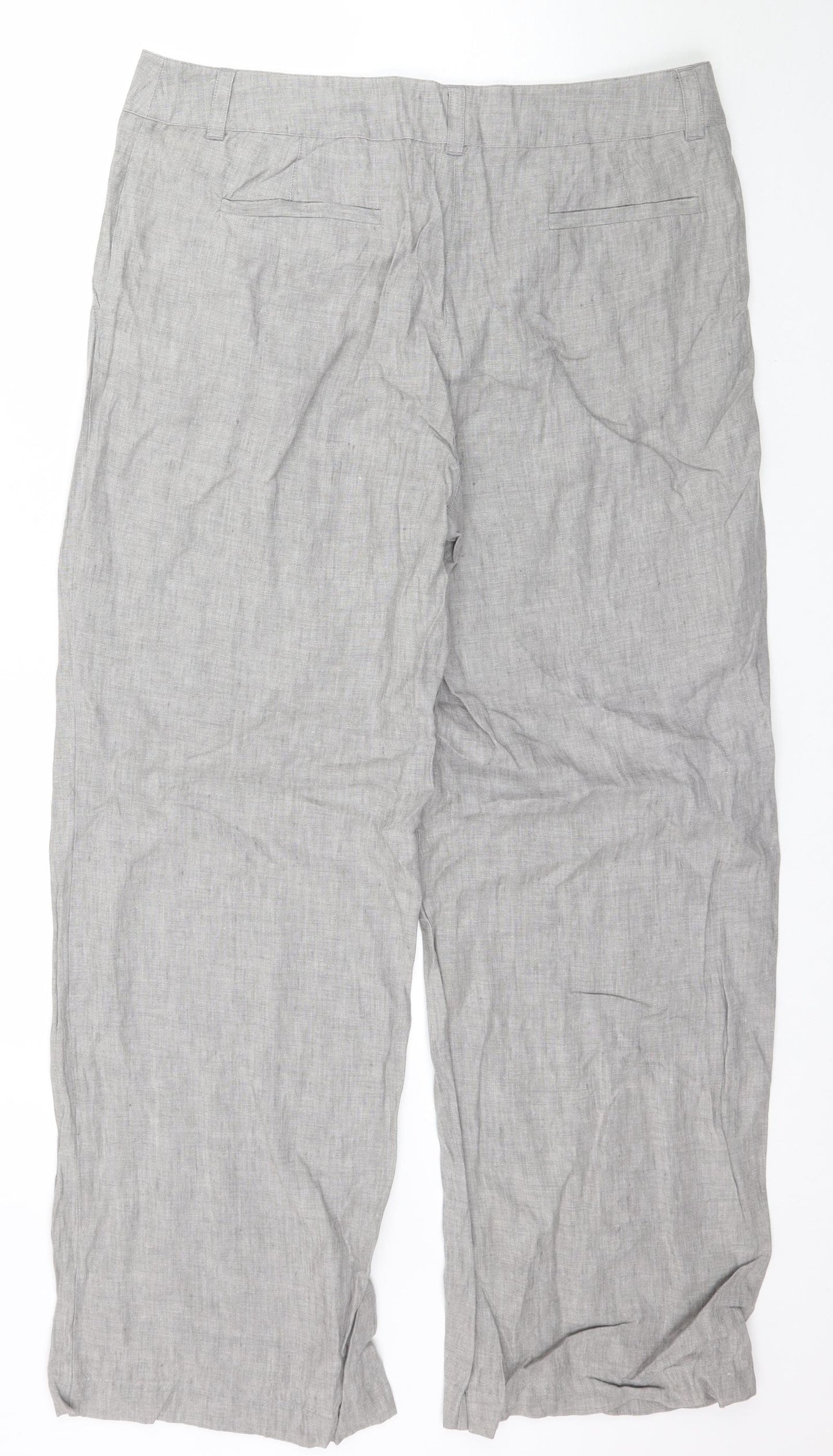 Olsen Womens Grey   Trousers  Size 18 L31 in
