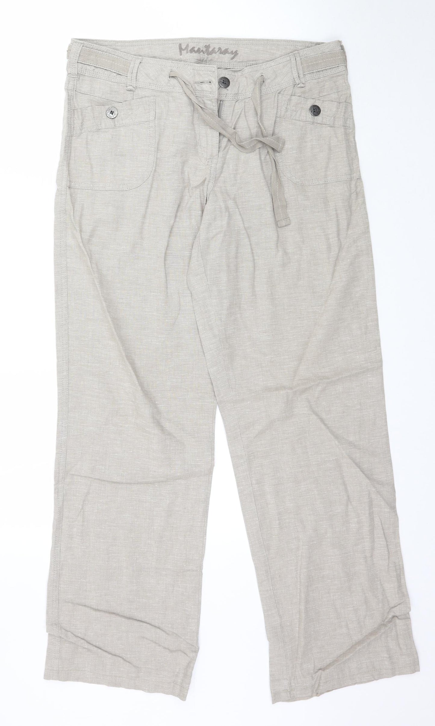 Mantaray Womens Grey   Trousers  Size 12 L31 in