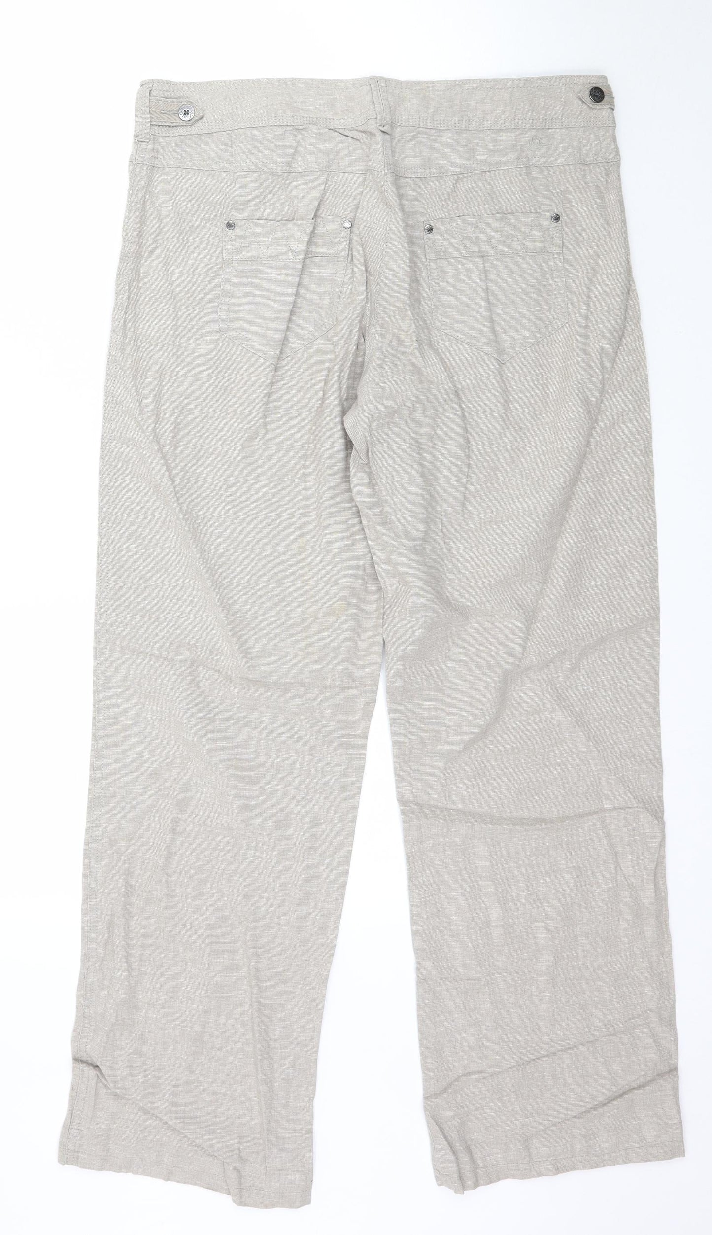 Mantaray Womens Grey   Trousers  Size 12 L31 in