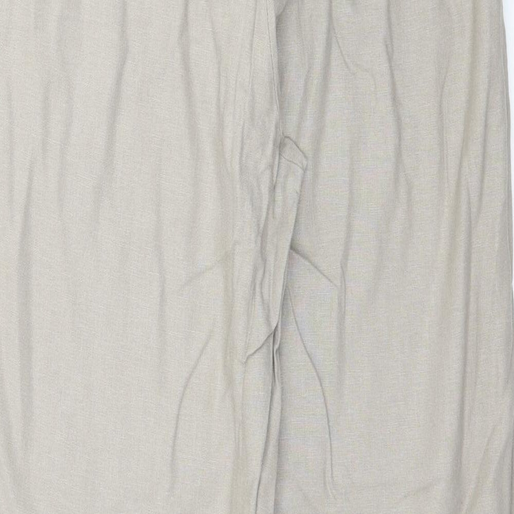 NEXT Womens Beige   Trousers  Size 10 L30 in
