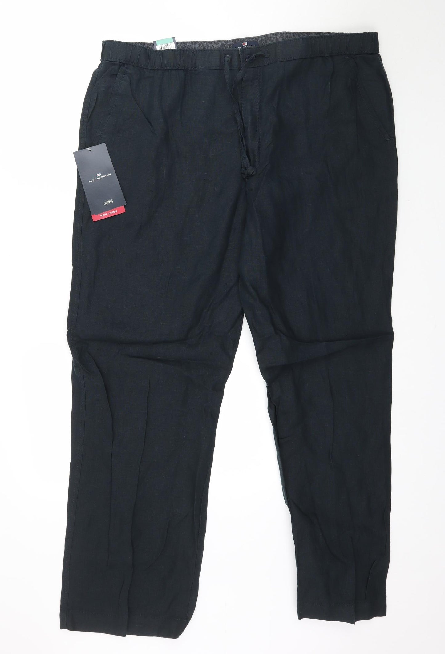 Marks and Spencer Mens Black   Trousers  Size 42 L32 in