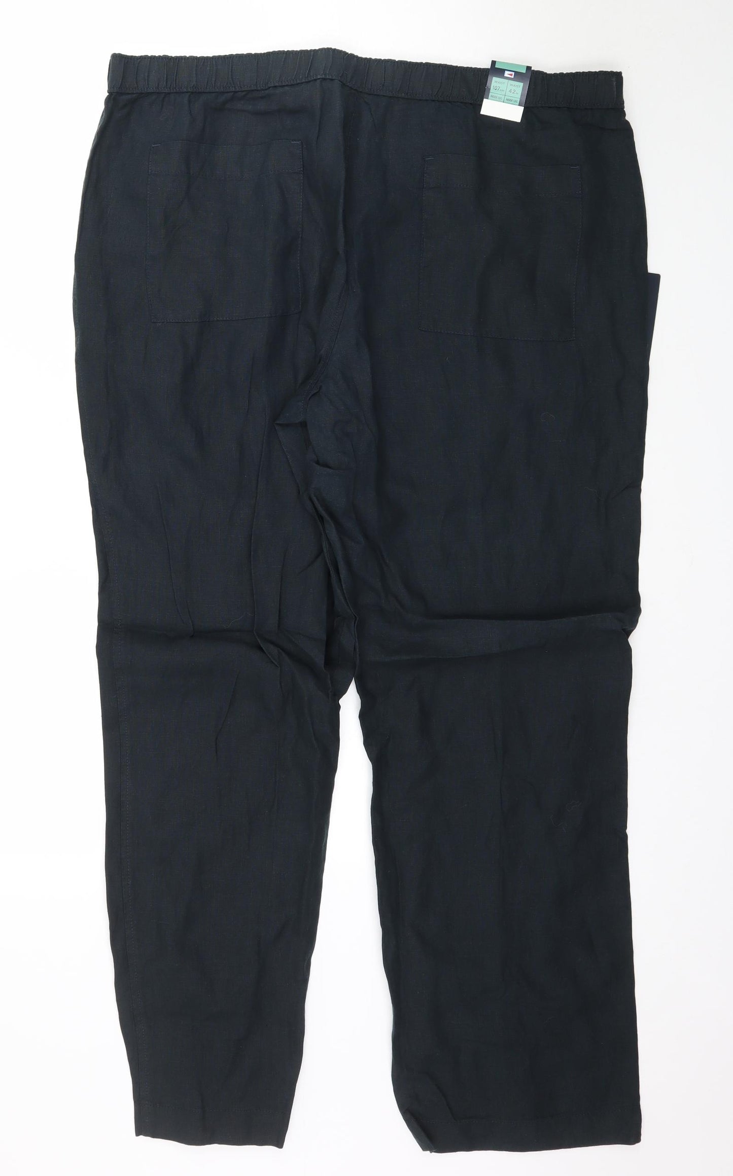 Marks and Spencer Mens Black   Trousers  Size 42 L32 in