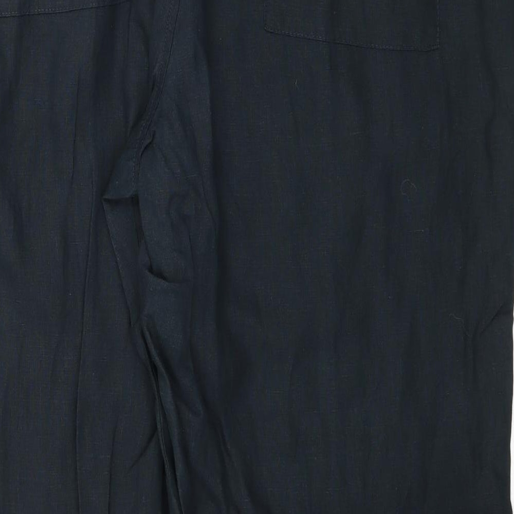 Marks and Spencer Mens Black   Trousers  Size 42 L32 in