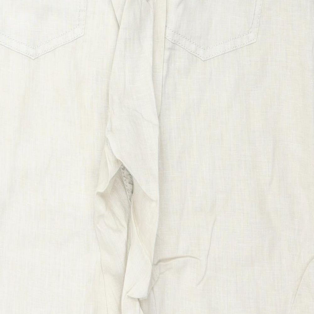 Preworn Womens Beige   Trousers  Size 2XL L28 in