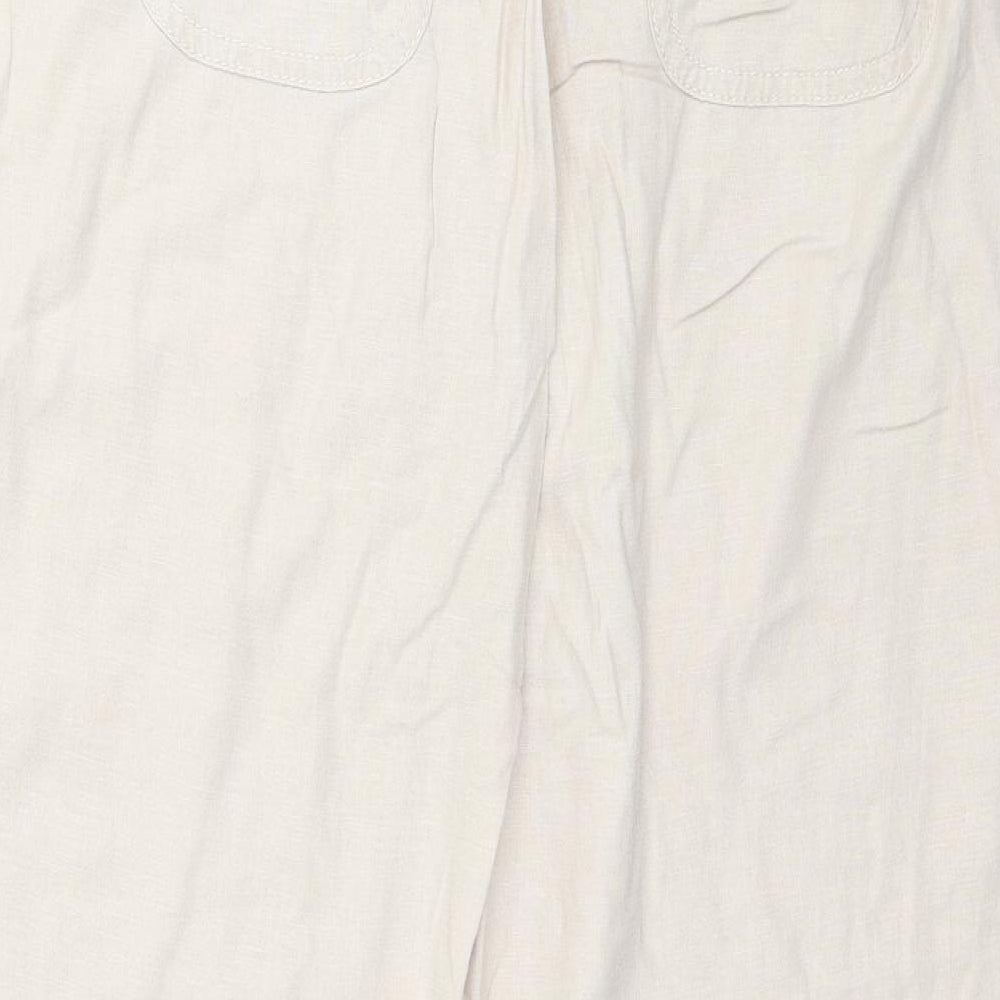 Marks and Spencer Womens Beige   Trousers  Size 14 L30 in