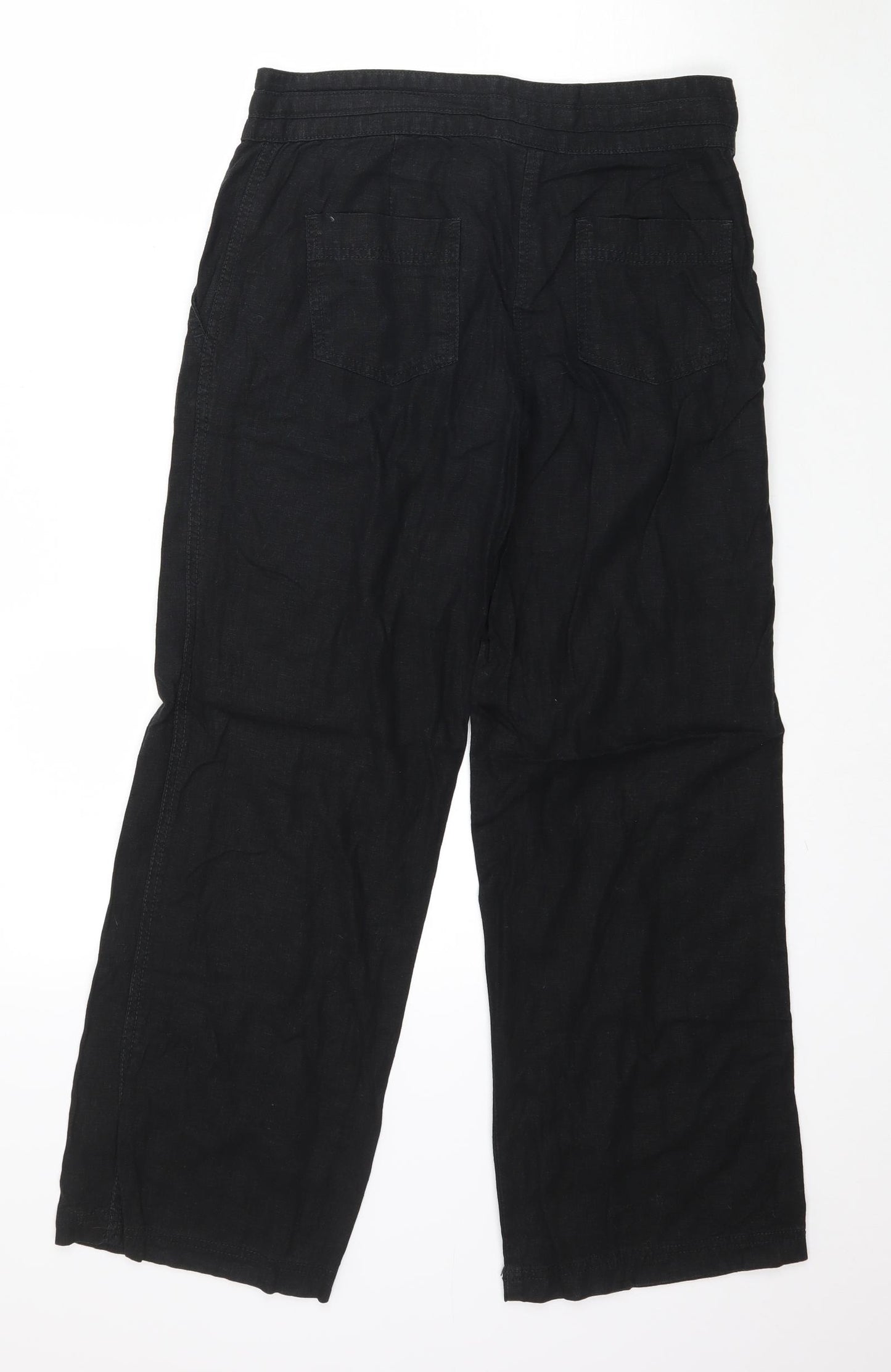 NEXT Womens Black   Trousers  Size 6 L29 in