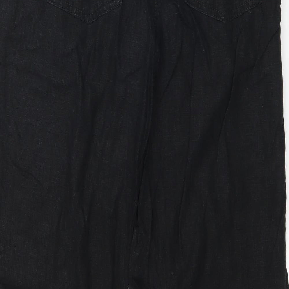 NEXT Womens Black   Trousers  Size 6 L29 in