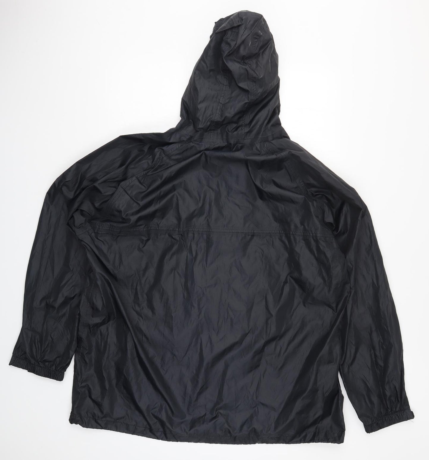 Preworn Mens Black   Jacket Coat Size 3XL