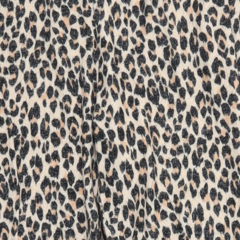 F&F Womens Brown Animal Print  Sweatpants Trousers Size 16 L28 in - Loungewear
