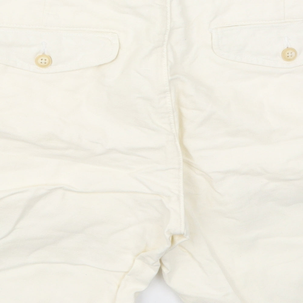 H&M Mens Ivory   Bermuda Shorts Size 34