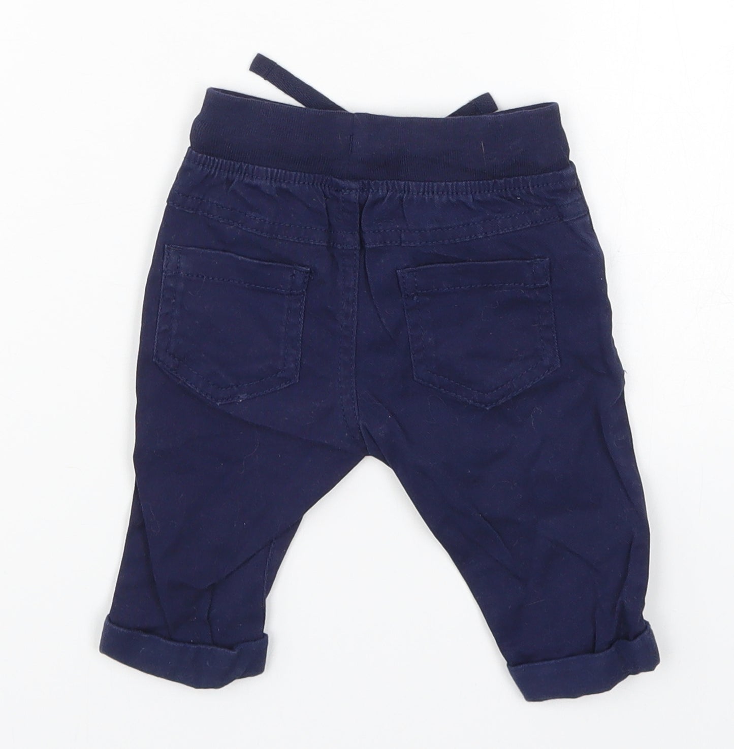 Marks and Spencer Boys Blue   Capri Trousers Size 0-3 Months